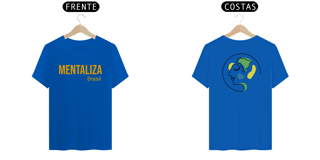 Nome do produto Camiseta clássica com logo - Mentaliza amarelo