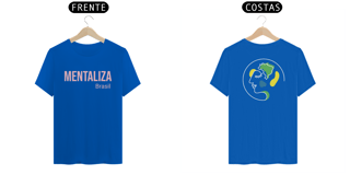 Nome do produto Camiseta clássica com logo - Mentaliza rosa bebê