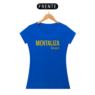 Nome do produto Baby look clássica  - Mentaliza amarelo