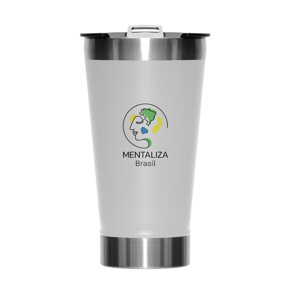 Copo térmico clássico - logo preta