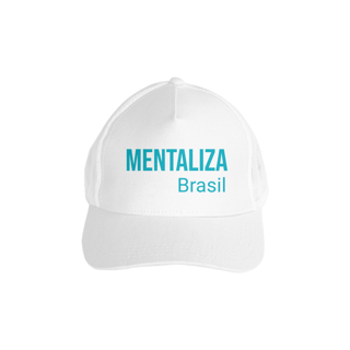 Nome do produto Boné com tela - Mentaliza azul piscina