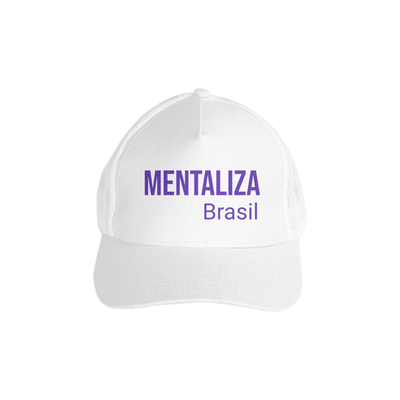 Boné com tela - Mentaliza roxo
