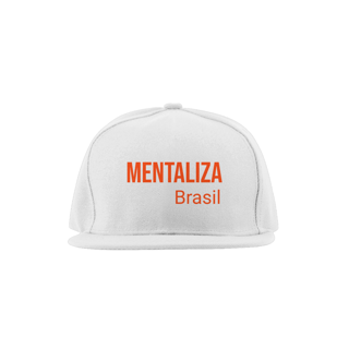 Boné aba reta - Mentaliza laranja