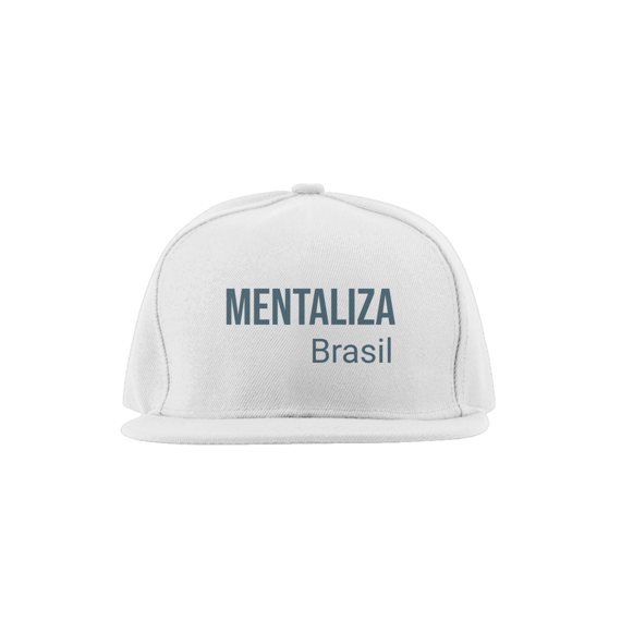 Boné aba reta - Mentaliza grafite
