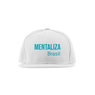 Nome do produto Boné aba reta - Mentaliza azul claro