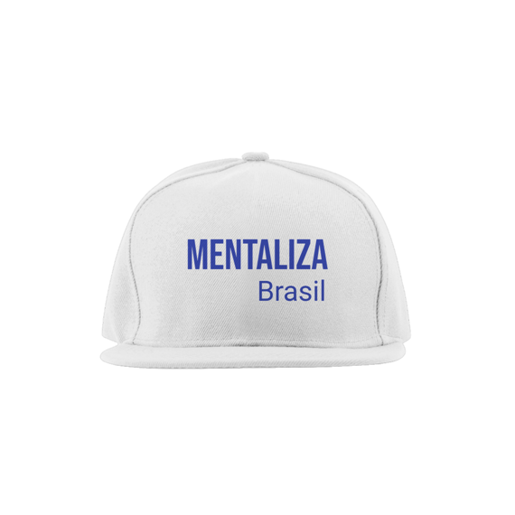 Boné aba reta - Mentaliza azul marinho