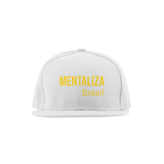 Nome do produto Boné aba reta - Mentaliza amarelo