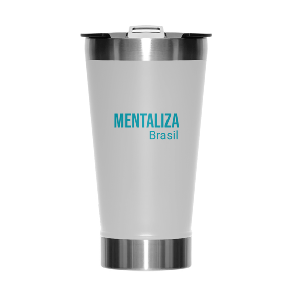 Copo Térmico clássico - Mentaliza azul
