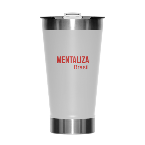 Copo Térmico clássico - Mentaliza vermelho