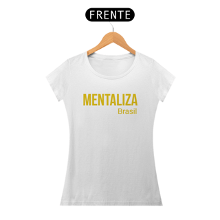 Nome do produto Baby look clássica  - Mentaliza amarelo