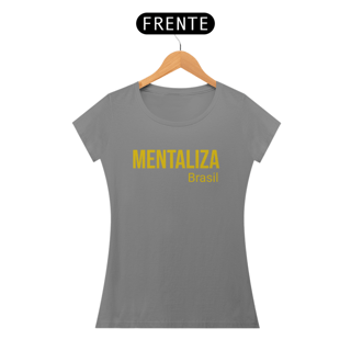 Nome do produto Baby look clássica  - Mentaliza amarelo