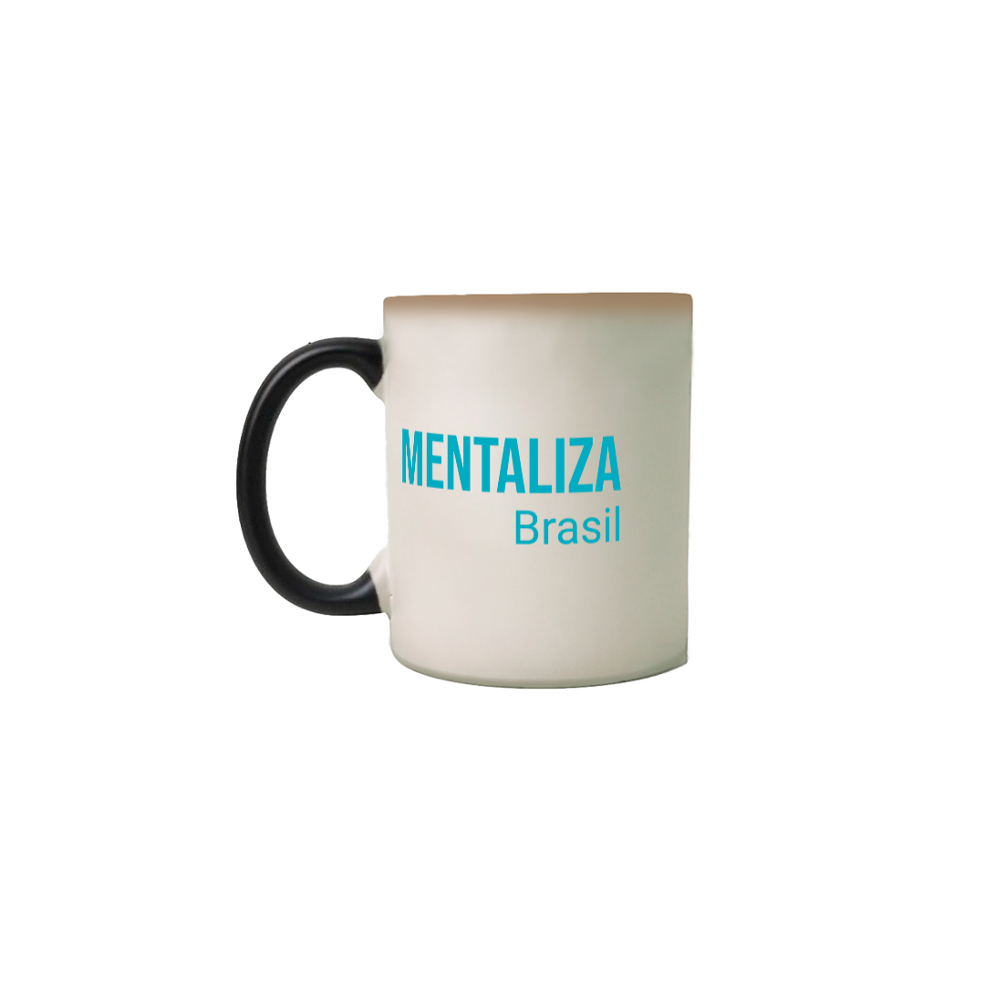 Nome do produto: Caneca clássica - Mentaliza azul claro
