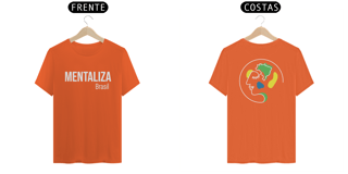 Nome do produto Camiseta clássica com logo - Mentaliza branco