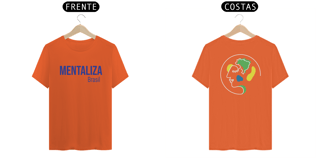 Nome do produto Camiseta clássica com logo - Mentaliza azul marinho