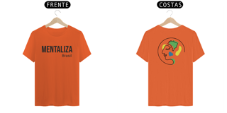 Nome do produto Camiseta clássica com logo - Mentaliza preto
