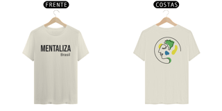 Nome do produto Camiseta clássica com logo - Mentaliza preto