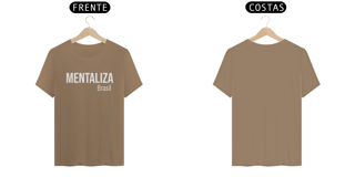 Nome do produto Camiseta clássica - Mentaliza branco