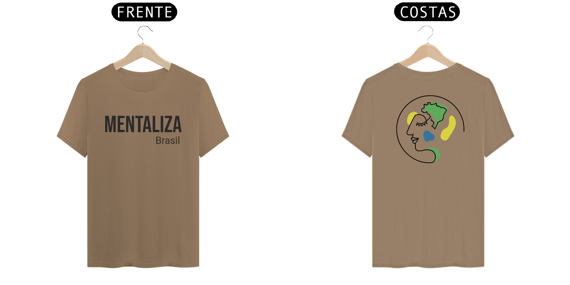 Camiseta clássica com logo - Mentaliza preto