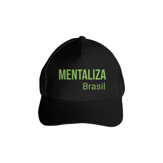 Boné com tela - Mentaliza verde