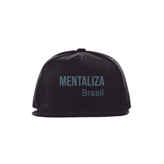 Nome do produto Boné aba reta - Mentaliza grafite