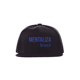 Nome do produto Boné aba reta - Mentaliza azul marinho
