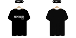Nome do produto Camiseta clássica - Mentaliza branco