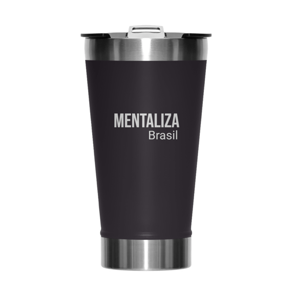 Copo Térmico clássico - Mentaliza branco