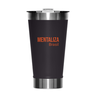 Nome do produto Copo Térmico clássico - Mentaliza laranja