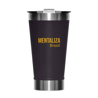 Nome do produto Copo Térmico clássico - Mentaliza amarelo