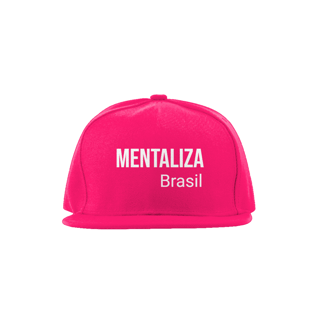 Nome do produto Boné aba reta - Mentaliza branco