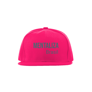 Nome do produto Boné aba reta - Mentaliza grafite