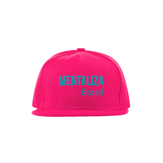 Nome do produto Boné aba reta - Mentaliza azul claro