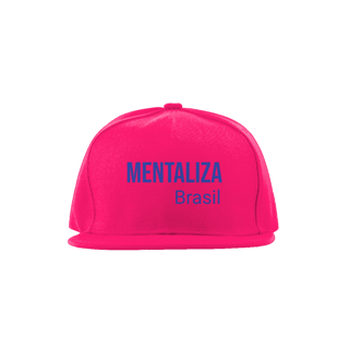 Nome do produto Boné aba reta - Mentaliza azul marinho