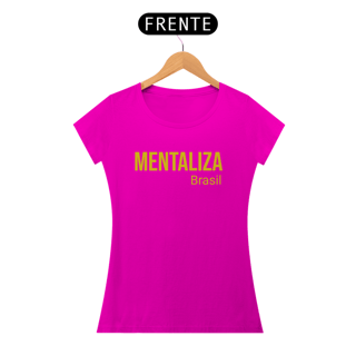 Nome do produto Baby look clássica  - Mentaliza amarelo