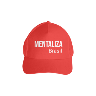 Nome do produto Boné com tela - Mentaliza branco