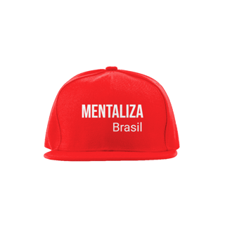 Nome do produto Boné aba reta - Mentaliza branco