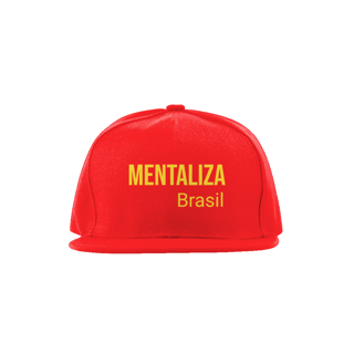 Nome do produto Boné aba reta - Mentaliza amarelo