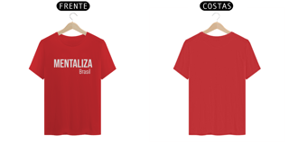 Nome do produto Camiseta clássica - Mentaliza branco