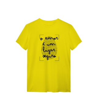 Nome do produto Camiseta - O amor é um lugar seguro