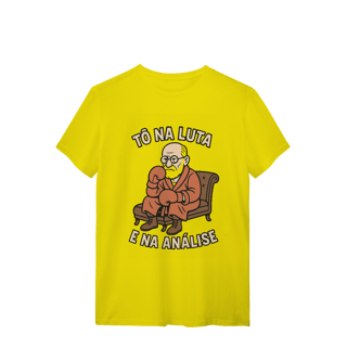 Nome do produto Camiseta - Tô na luta e na análise - Freud