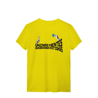 Nome do produto Camiseta - slogan Unindo Mentes, Quebrando Estigmas