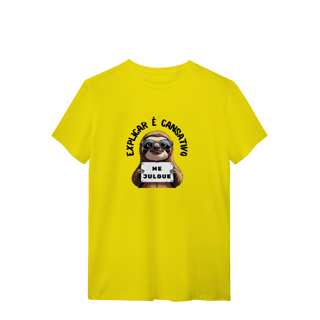 Nome do produto Coleção Self Vest - Explicar é cansativo. Me julgue! - Bicho Preguiça