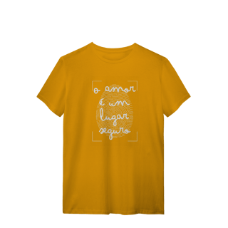 Nome do produto Camiseta - O amor é um lugar seguro