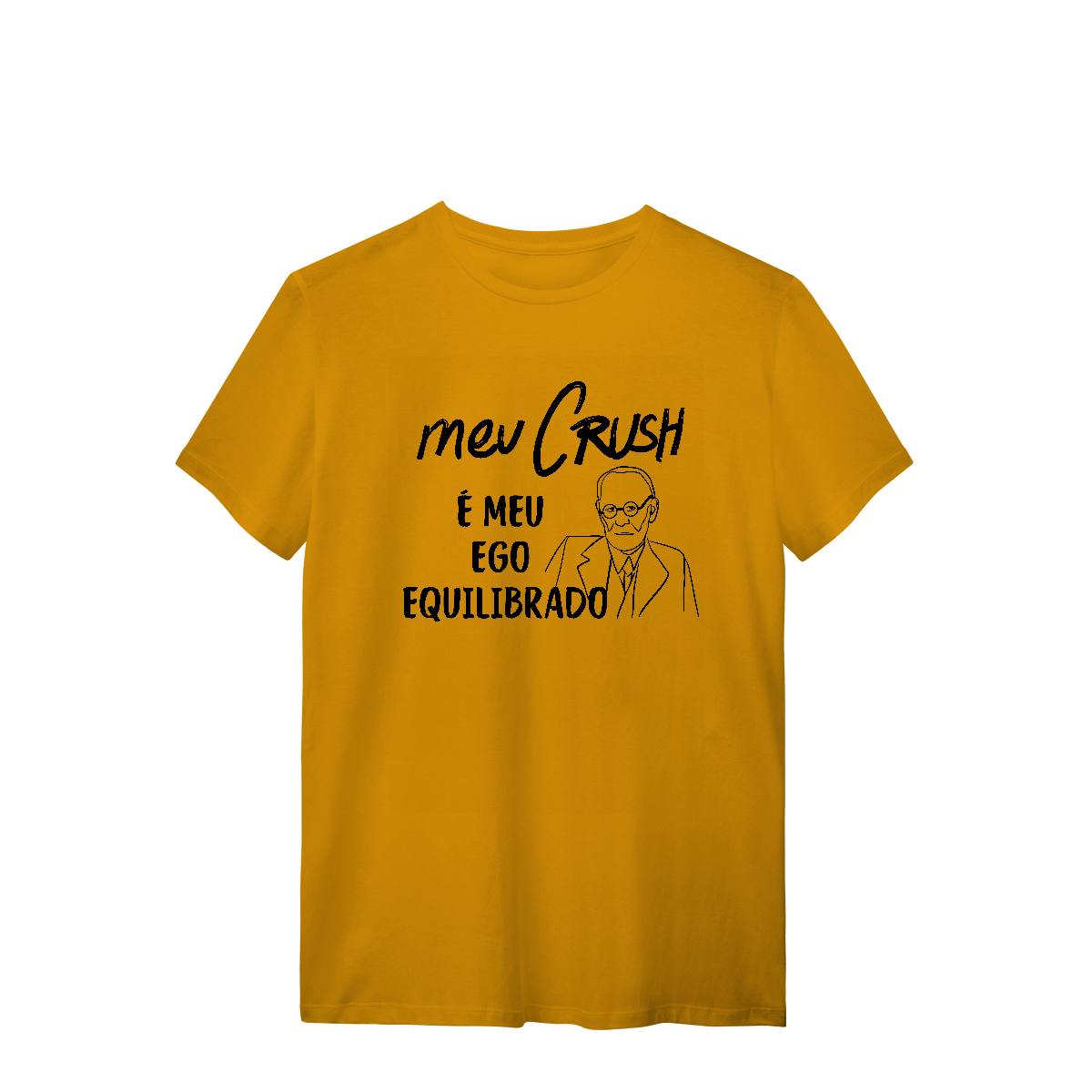 Nome do produto: Camiseta - Meu crush é meu ego equilibrado. 