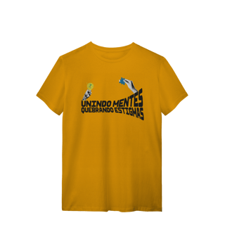 Nome do produto Camiseta - slogan Unindo Mentes, Quebrando Estigmas