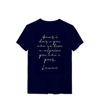 Nome do produto Camiseta Amor - Lacan