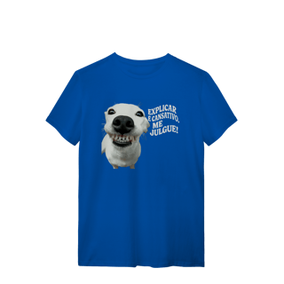 Nome do produto Coleção Self Vest - Explicar é cansativo. Me julgue! - Cão