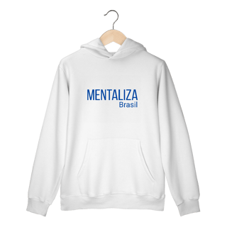 Moletom clássico com logo - Mentaliza em azul colbato