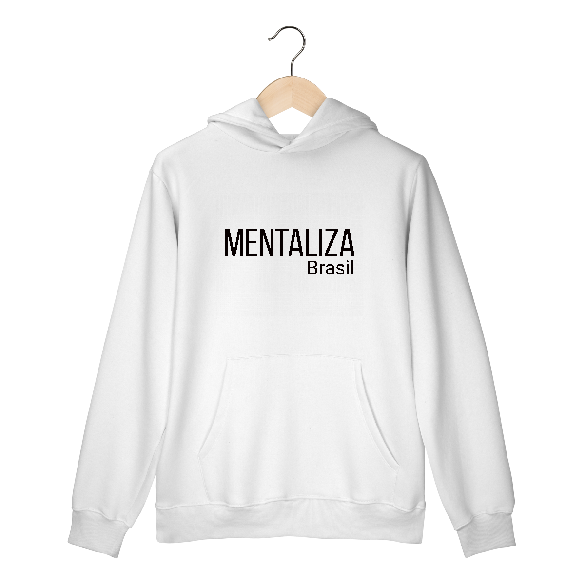 Nome do produto: Moletom clássico com logo - Mentaliza em preto