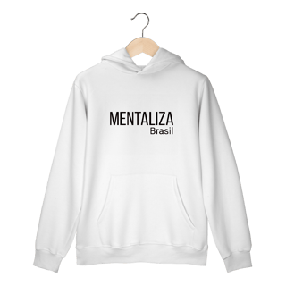 Moletom clássico com logo - Mentaliza em preto